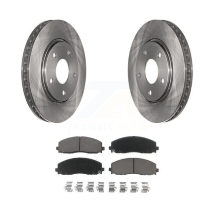 Front Disc Brake Rotors And Ceramic Pads Kit For Dodge Grand Caravan K8C-100341