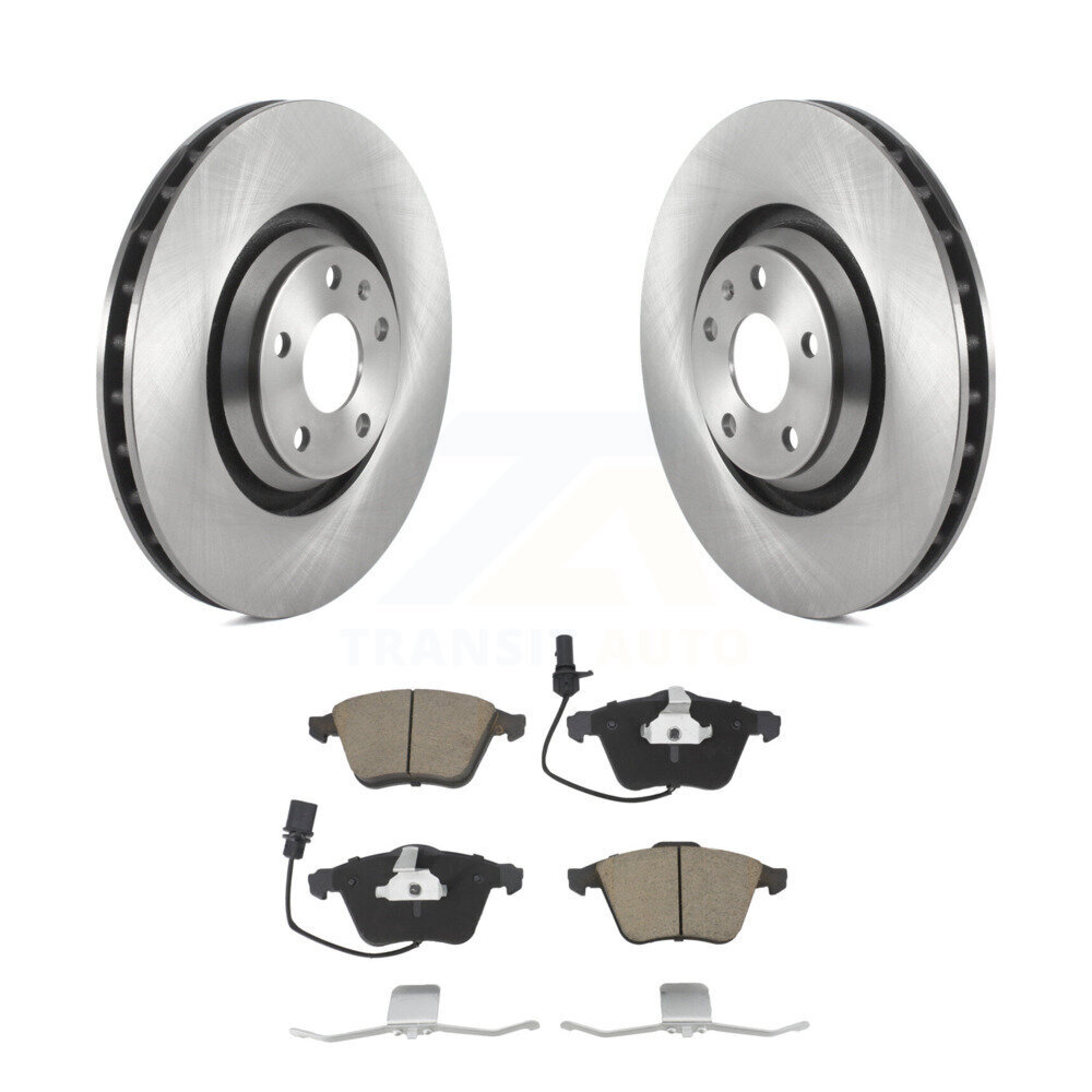 Front Disc Brake Rotors And Ceramic Pads Kit For Audi TT Quattro TTS K8C-100342