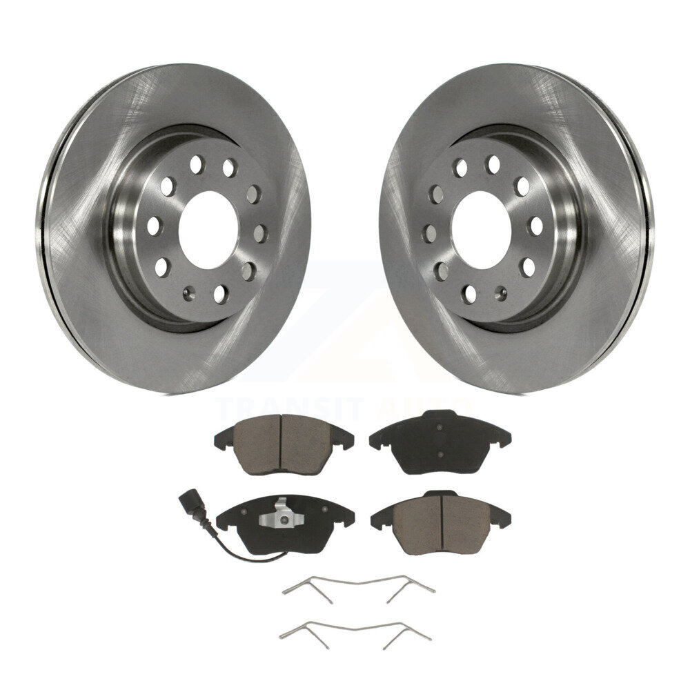 Front Disc Brake Rotors And Ceramic Pads Kit For Volkswagen GTI Audi A3 Quattro K8C-100343
