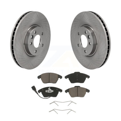 Front Disc Brake Rotors Ceramic Pad Kit For Volkswagen CC With 340mm Diameter Rotor K8C-100347