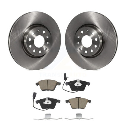 Front Disc Brake Rotors And Ceramic Pads Kit For Volkswagen CC K8C-100349