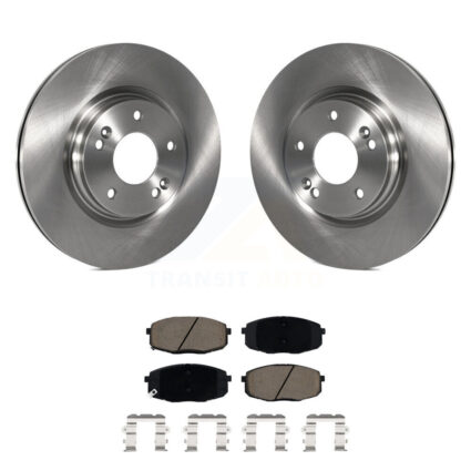 Front Disc Brake Rotors And Ceramic Pads Kit For 2020 Kia Forte 1.6L K8C-100352