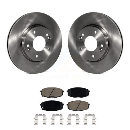 Front Disc Brake Rotors Ceramic Pad Kit For Kia Hyundai Kona Forte Soul Seltos Elantra GT K8C-100353