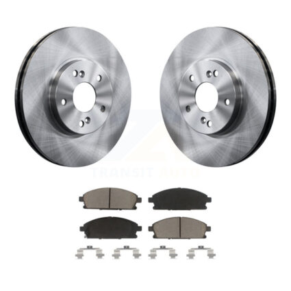 Front Disc Brake Rotors And Ceramic Pads Kit For 2003-2006 Acura MDX K8C-100363
