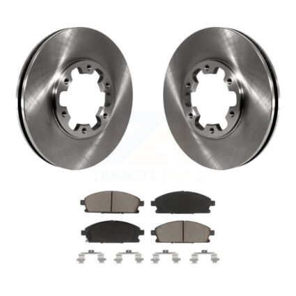 Front Disc Brake Rotors And Ceramic Pads Kit For Nissan Pathfinder INFINITI QX4 K8C-100364