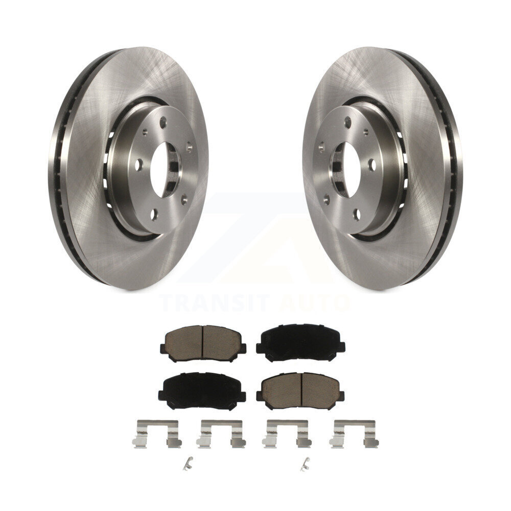 Front Disc Brake Rotors And Ceramic Pads Kit For Mazda CX-5 K8C-100367