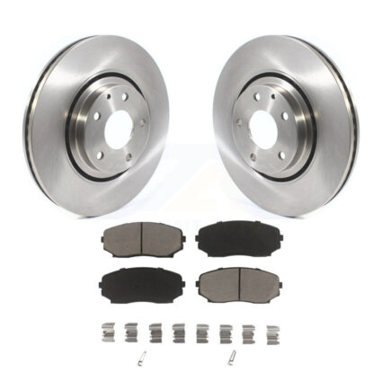 Front Disc Brake Rotors And Ceramic Pads Kit For Mazda CX-5 CX-9 K8C-100368