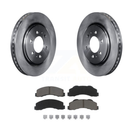 Front Disc Brake Rotors And Ceramic Pads Kit For Ford F-150 Expedition Lincoln Navigator K8C-100370