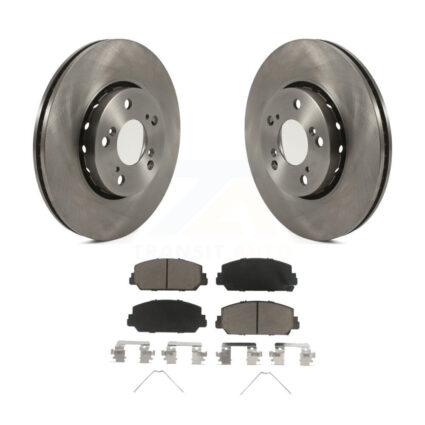 Front Disc Brake Rotors And Ceramic Pads Kit For Acura RLX K8C-100374