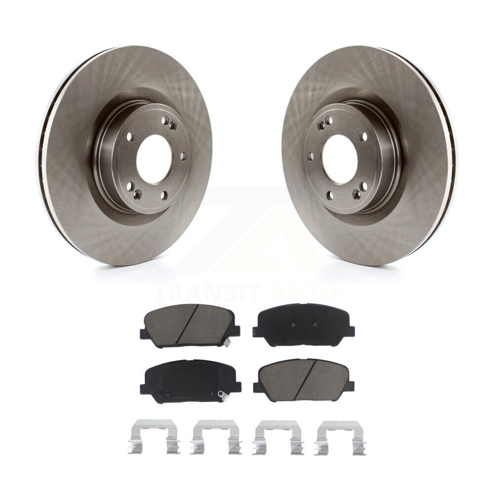 Front Disc Brake Rotors And Ceramic Pads Kit For Hyundai Genesis Coupe K8C-100376