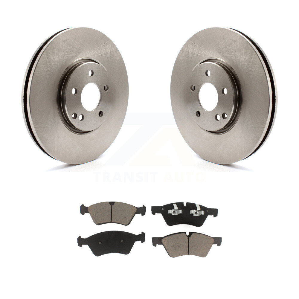 Front Disc Brake Rotors And Ceramic Pads Kit For Mercedes-Benz E550 E500 AWD K8C-100388