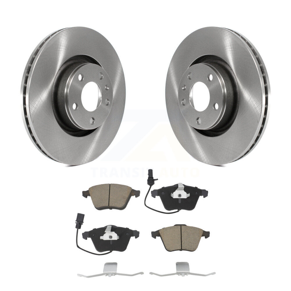 Front Brake Rotor And Ceramic Pad Kit For Audi A6 Quattro With 321mm Diameter K8C-100392