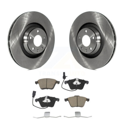 Front Brake Rotor And Ceramic Pad Kit For Audi A6 Quattro With 347mm Diameter K8C-100393