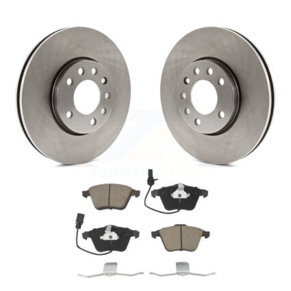 Front Disc Brake Rotor Ceramic Pad Kit For 2010 Saab 9-3X With 285mm Diameter K8C-100396