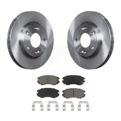 Front Disc Brake Rotors And Ceramic Pads Kit For Hyundai Elantra K8C-100399
