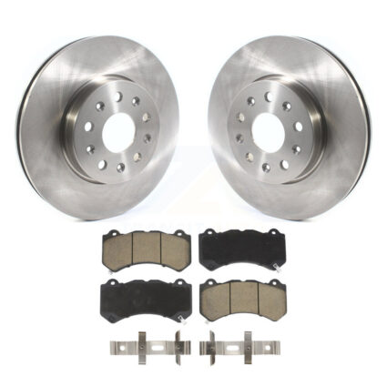 Front Disc Brake Rotors And Ceramic Pads Kit For Chevrolet Camaro LT LS K8C-100409
