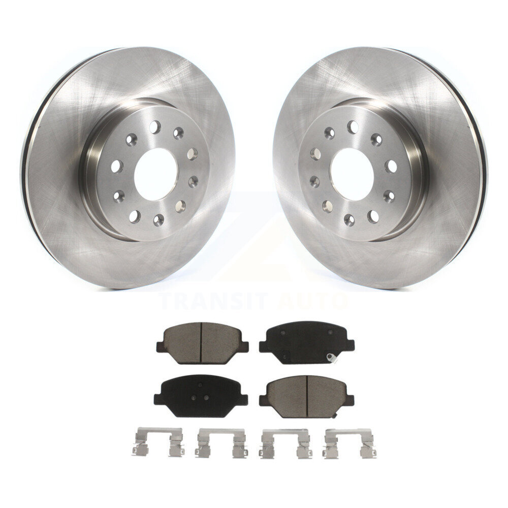 Front Disc Brake Rotors And Ceramic Pads Kit For Chevrolet Camaro Without Brembo Calipers K8C-100410