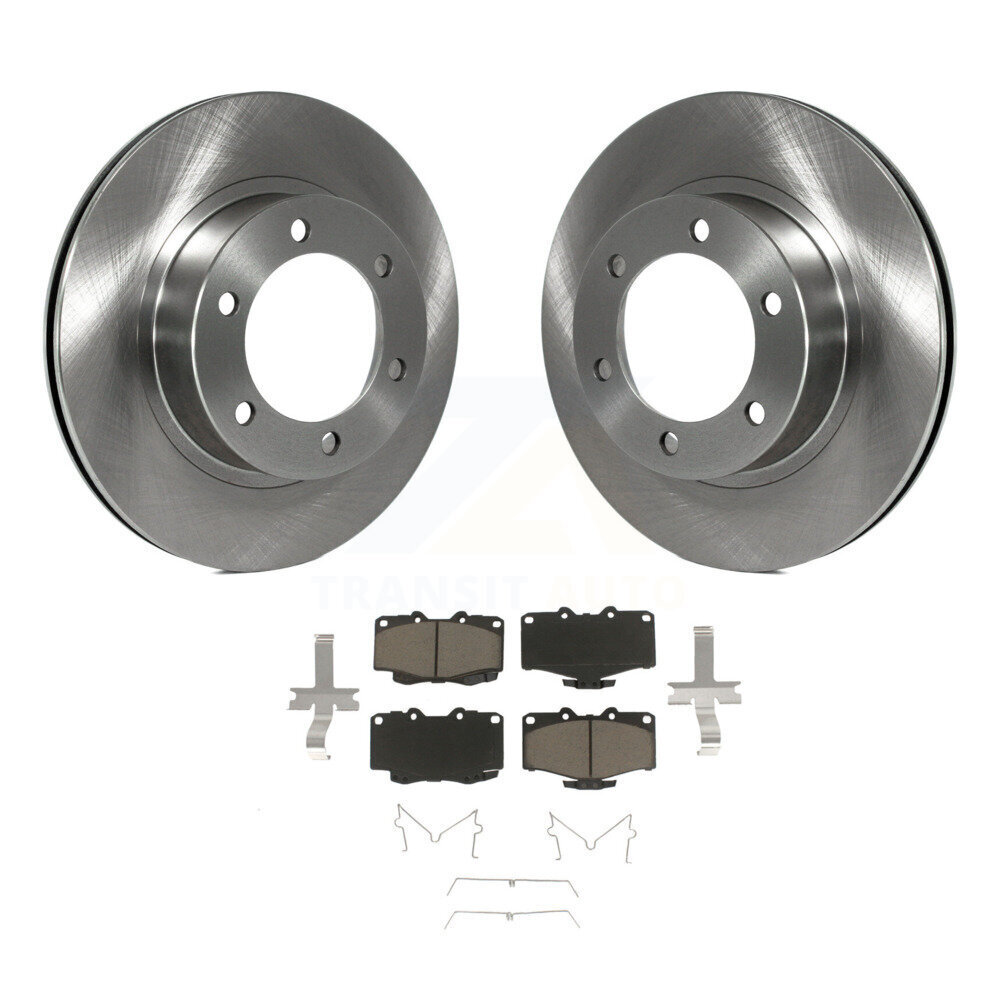 Front Disc Brake Rotors And Ceramic Pads Kit For Toyota 4Runner K8C-100422