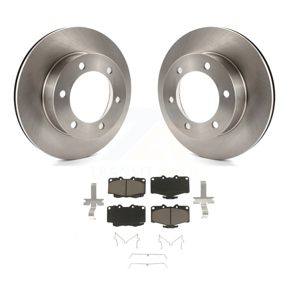 Front Disc Brake Rotors And Ceramic Pads Kit For Toyota 4Runner Tacoma K8C-100423