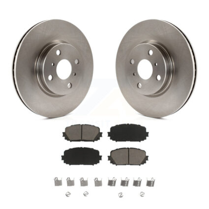 Front Disc Brake Rotors And Ceramic Pads Kit For Toyota Yaris K8C-100426