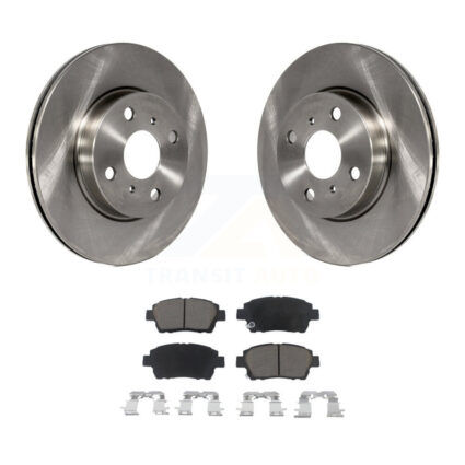 Front Disc Brake Rotors And Ceramic Pads Kit For Scion iQ K8C-100427