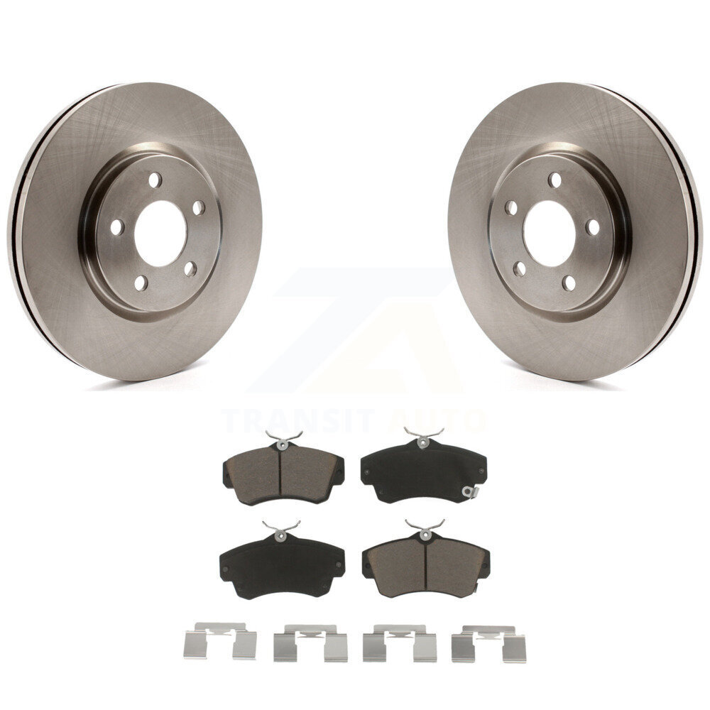 Front Disc Brake Rotors And Ceramic Pads Kit For Chrysler PT Cruiser Dodge Neon K8C-100429