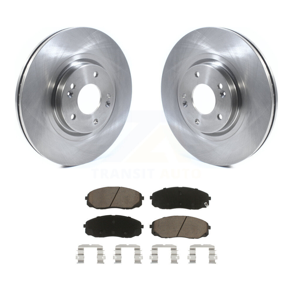Front Disc Brake Rotors And Ceramic Pads Kit For 2015-2021 Kia Sedona K8C-100434