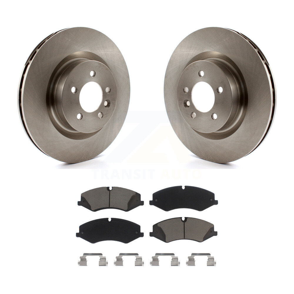 Front Disc Brake Rotors And Ceramic Pads Kit For Land Rover Range Sport LR4 Discovery K8C-100437