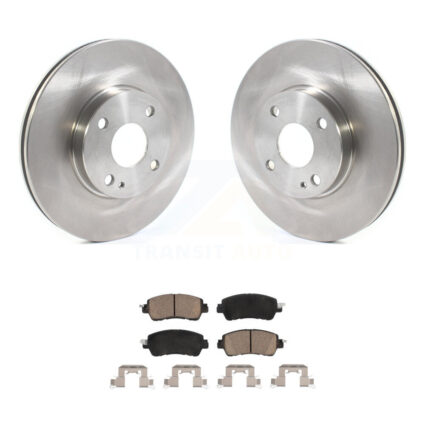 Front Disc Brake Rotors And Ceramic Pads Kit For Toyota Yaris iA Scion K8C-100443