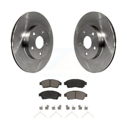Front Disc Brake Rotors And Ceramic Pads Kit For 1996-2000 Toyota RAV4 K8C-100444