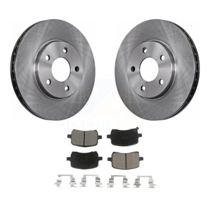 Front Disc Brake Rotors And Ceramic Pads Kit For Chevrolet Malibu K8C-100454