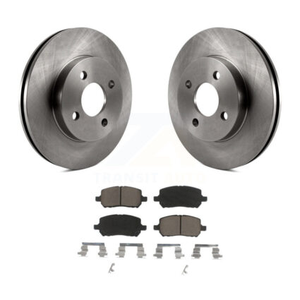 Front Disc Brake Rotor Ceramic Pad Kit For Chevrolet Cobalt Pontiac G5 Saturn Ion Pursuit K8C-100456