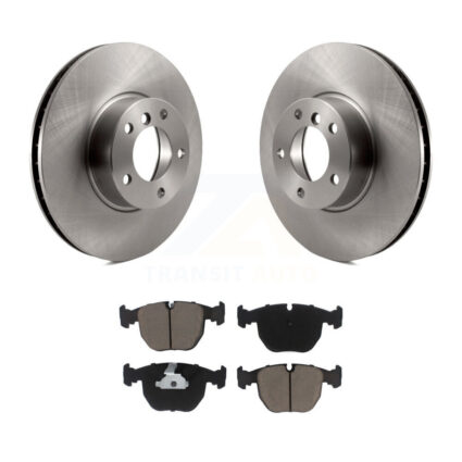 Front Disc Brake Rotors And Ceramic Pads Kit For BMW 530i 540i K8C-100461