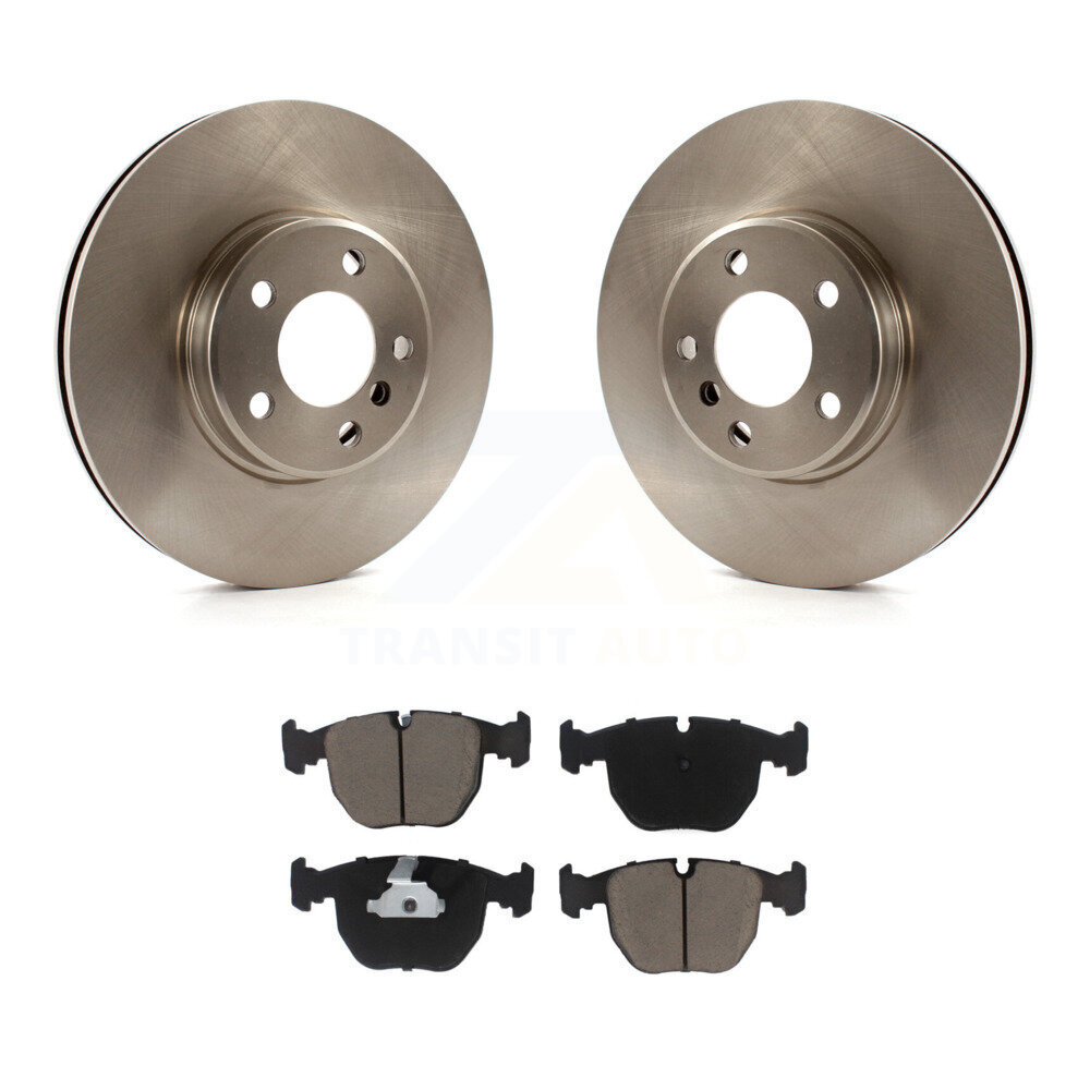 Front Disc Brake Rotors And Ceramic Pads Kit For BMW X5 K8C-100462