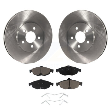 Front Disc Brake Rotors And Ceramic Pads Kit For Chrysler Sebring Dodge Stratus K8C-100467