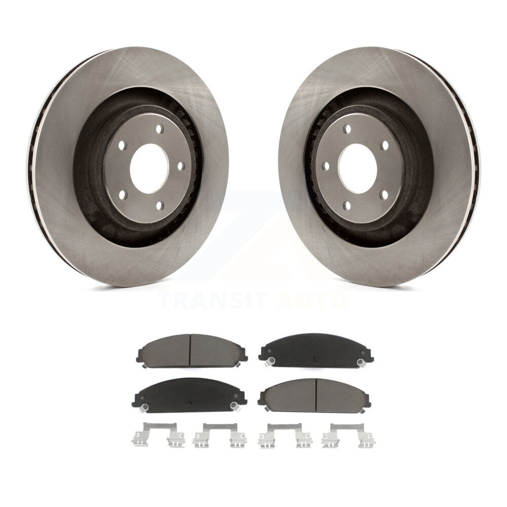 Front Disc Brake Rotors And Ceramic Pads Kit For Dodge Chrysler 200 Caliber Avenger K8C-100469