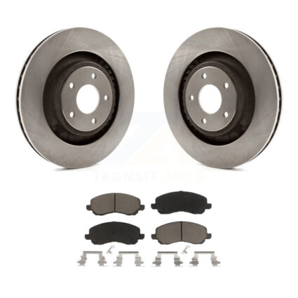 Front Disc Brake Rotors And Ceramic Pads Kit For Dodge Caliber Chrysler 200 Avenger K8C-100470