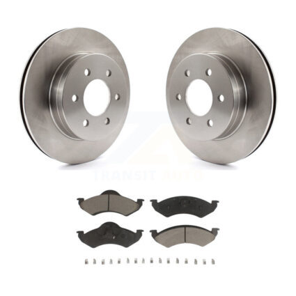 Front Disc Brake Rotors And Ceramic Pads Kit For 2000-2002 Dodge Dakota Durango K8C-100475