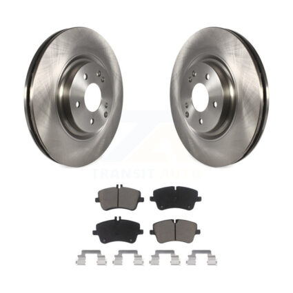 Front Disc Brake Rotor & Ceramic Pad Kit For Mercedes-Benz SLK280 C320 With Sport Package K8C-100478
