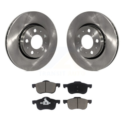 Front Disc Brake Rotors And Ceramic Pads Kit For Volvo S60 XC70 V70 S80 K8C-100479