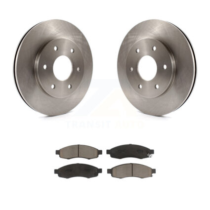 Front Disc Brake Rotor & Ceramic Pad Kit For Nissan TITAN Pathfinder Armada INFINITI QX56 K8C-100485
