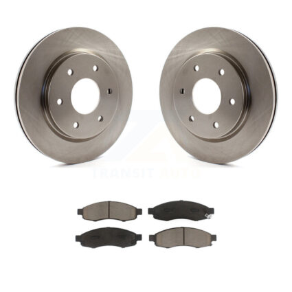 Front Disc Brake Rotors And Ceramic Pads Kit For Nissan TITAN INFINITI QX56 Armada K8C-100486