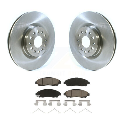 Front Disc Brake Rotors And Ceramic Pads Kit For Cadillac XT5 Buick Enclave XT6 K8C-100488