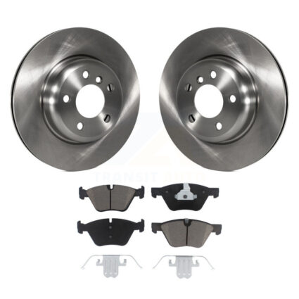 Front Disc Brake Rotors And Ceramic Pads Kit For BMW 528i xDrive K8C-100489