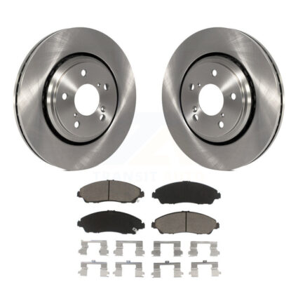 Front Disc Brake Rotors And Ceramic Pads Kit For Honda Pilot Ridgeline Acura MDX K8C-100496