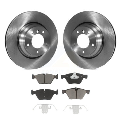 Front Disc Brake Rotors And Ceramic Pads Kit For BMW X1 330i 330xi K8C-100503