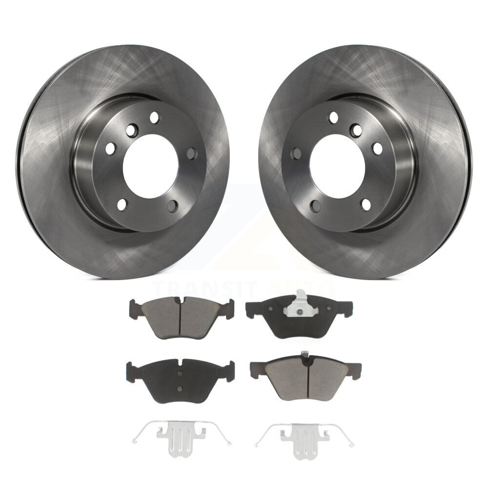 Front Disc Brake Rotors And Ceramic Pads Kit For BMW 128i 328i 323i 328xi 325i 325xi K8C-100504