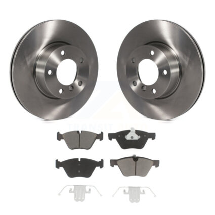 Front Disc Brake Rotors And Ceramic Pads Kit For BMW X1 328xi K8C-100507