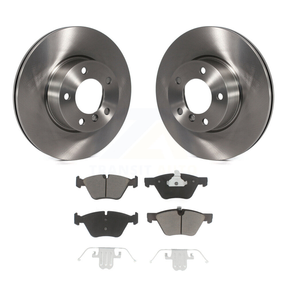 Front Disc Brake Rotors And Ceramic Pads Kit For BMW X1 328xi K8C-100507