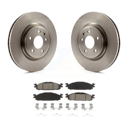 Front Disc Brake Rotors And Ceramic Pad Kit For Ford Explorer Flex Taurus Lincoln MKT MKS K8C-100510